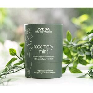AVEDA Rosemary Mint Vegan SoyWaxCandle 7.8oz. Invigorating Pure-fume Aroma NIB